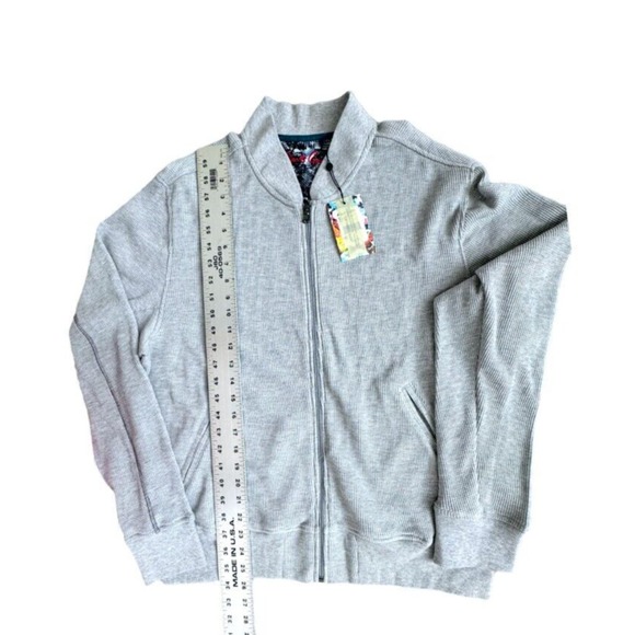 Robert Graham Gray Lightweight Jacket Men’s Large - Picture 4 of 7
